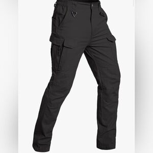 Men's Black Cargo Utility Pants